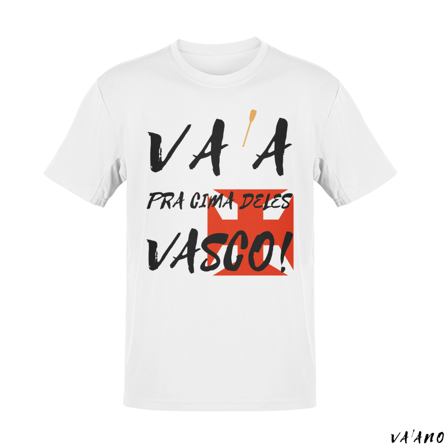 Camiseta Canoa Havaiana VA'A Pra Cima Deles Vasco! Masculina
